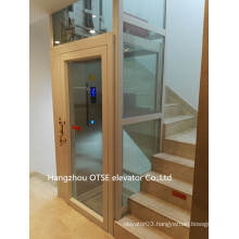 250kg 3 person small residential elevator lift for home use